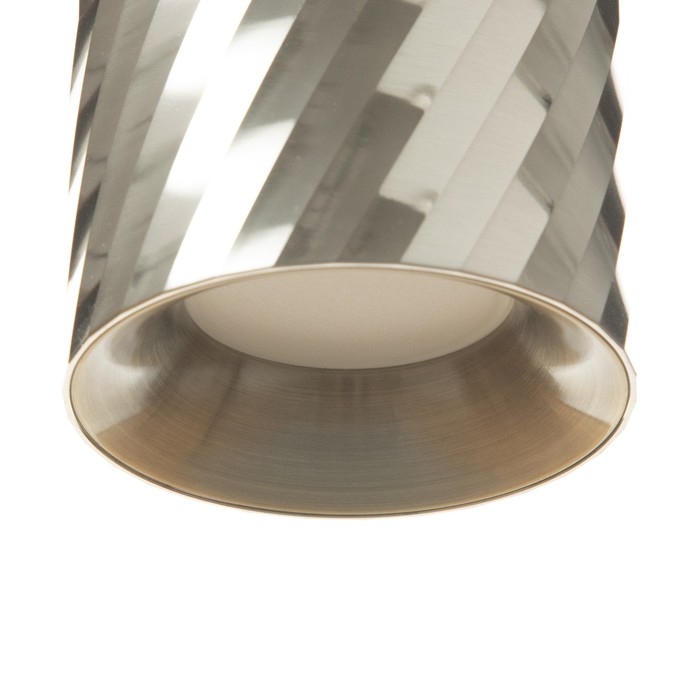 Спот Спот "Алисер" GU10 серебро 7,5х7,5х20 см