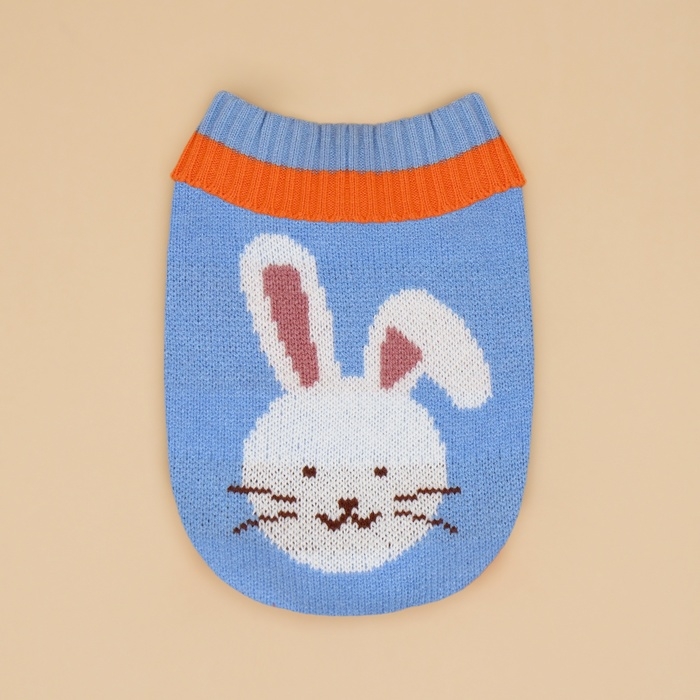 Свитер  Свитер "Зайка", S (ДС 23, ОШ 23, ОГ 26-45 см