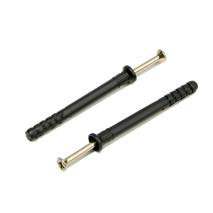 Дюбель-гвоздь "ТУНДРА krep", распорный, пластиковый, потайная манжета, 6x60 мм, 100 шт