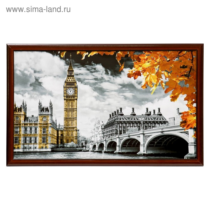 Картина  Картина "Осень" 67х107 см рамка МИКС