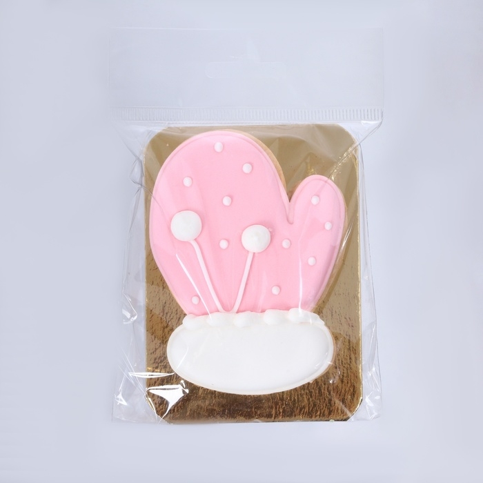 Новый год. Печенье ванильное Новый год. Печенье ванильное "Рукавичка" 35г(1кор=16шт)