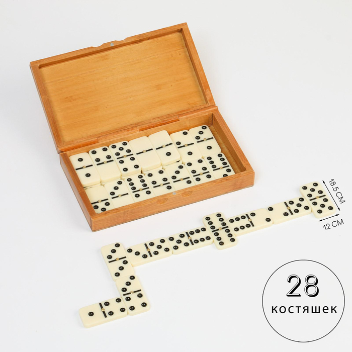 Домино  Домино "Классика", 28 шт, 12 х 18.5 см