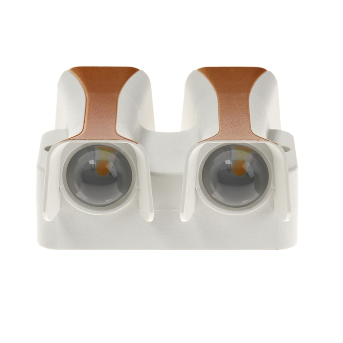 Светильник фасадный «Элегант», FSD-043, 4 Вт, 3000К, 2 луча, IP65, 220 В, пластик, белый Светильник фасадный «Элегант», FSD-043, 4 Вт, 3000К, 2 луча, IP65, 220 В, пластик, белый