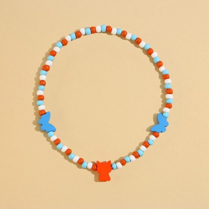 Бусы «Лисичка» 40 см