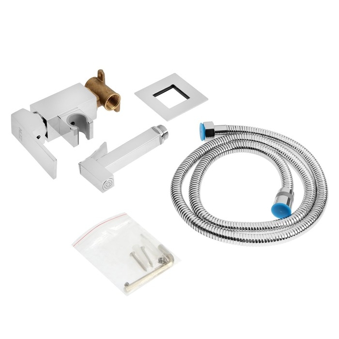 Смеситель с гигиеническим душем ZEIN, картридж керамика 35 мм, латунь, хром Смеситель с гигиеническим душем ZEIN, картридж керамика 35 мм, латунь, хром