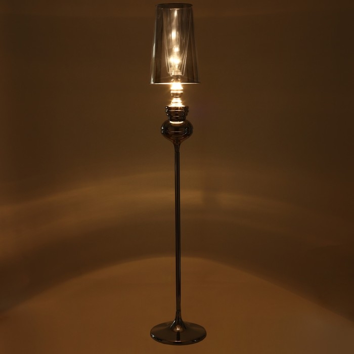 Торшер "Жардин" E27 40Вт серебро 30х30х170 см