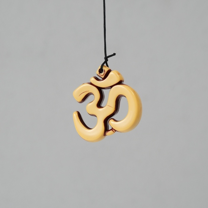 Музыка ветра металл Музыка ветра металл "Символ Ом" 5 трубок 60 см