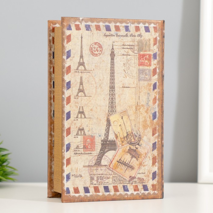 Сейф дерево книга Сейф дерево книга "Письмо во Францию" кожзам 17х11х5 см