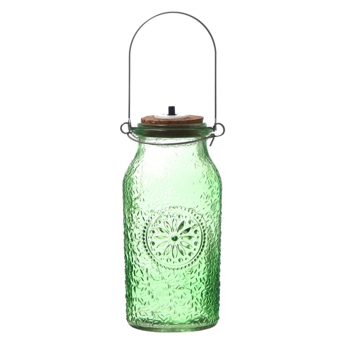 Ночник Ночник "Деллос" LED от батареек зеленый 7х7х17,5 см RISALUX