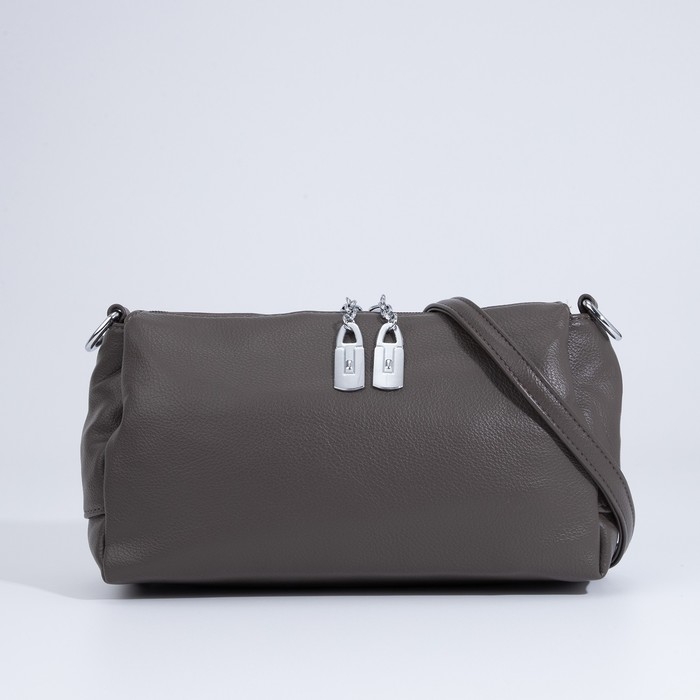 Сумка кросс-боди на молнии, цвет тёмно-серый Сумка кросс-боди на молнии, цвет тёмно-серый