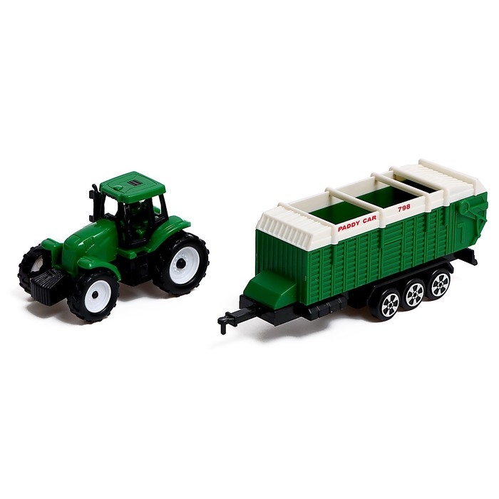 Игровой набор «Ферма», трактор и животные, МИКС