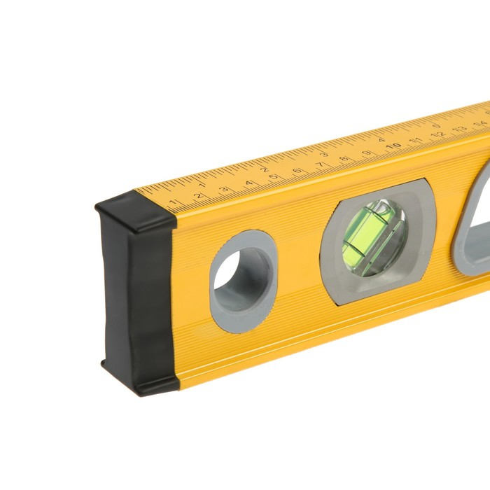 Уровень алюминиевый магнитный ТУНДРА, фрезерованный, эргономичные ручки, 3 глазка, 600 мм Уровень алюминиевый магнитный ТУНДРА, фрезерованный, эргономичные ручки, 3 глазка, 600 мм