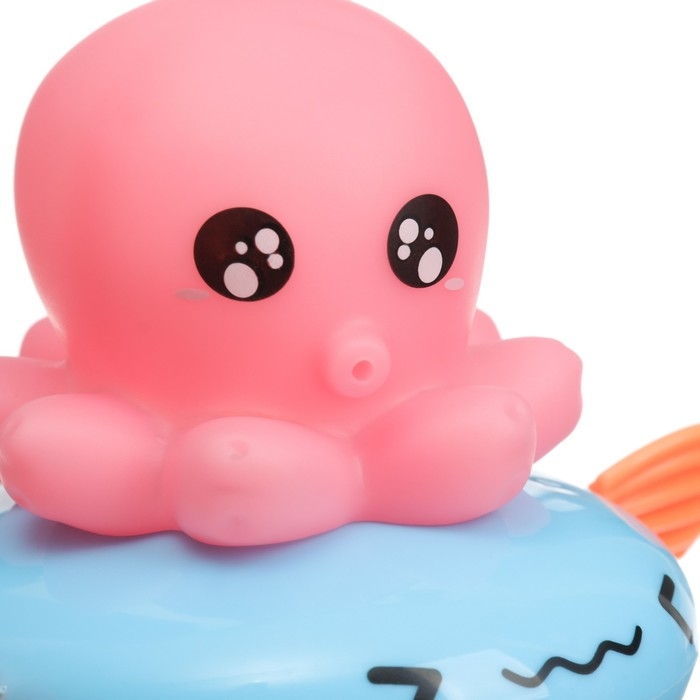 Заводная игрушка для ванны с брызгалкой «Осьминожка», Крошка Я Заводная игрушка для ванны с брызгалкой «Осьминожка», Крошка Я