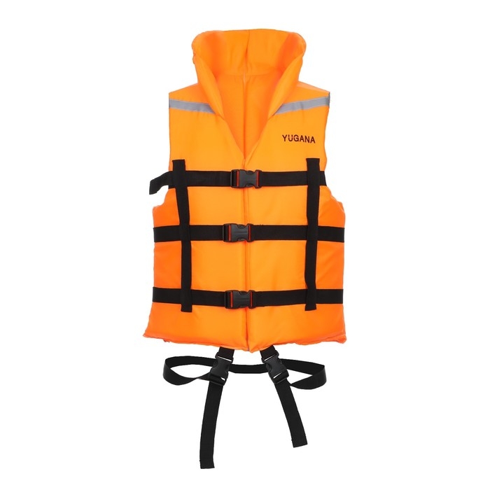 Жилет страховочный с подголовником YUGANA, размер 56-62, оранжевый Жилет страховочный с подголовником YUGANA, размер 56-62, оранжевый