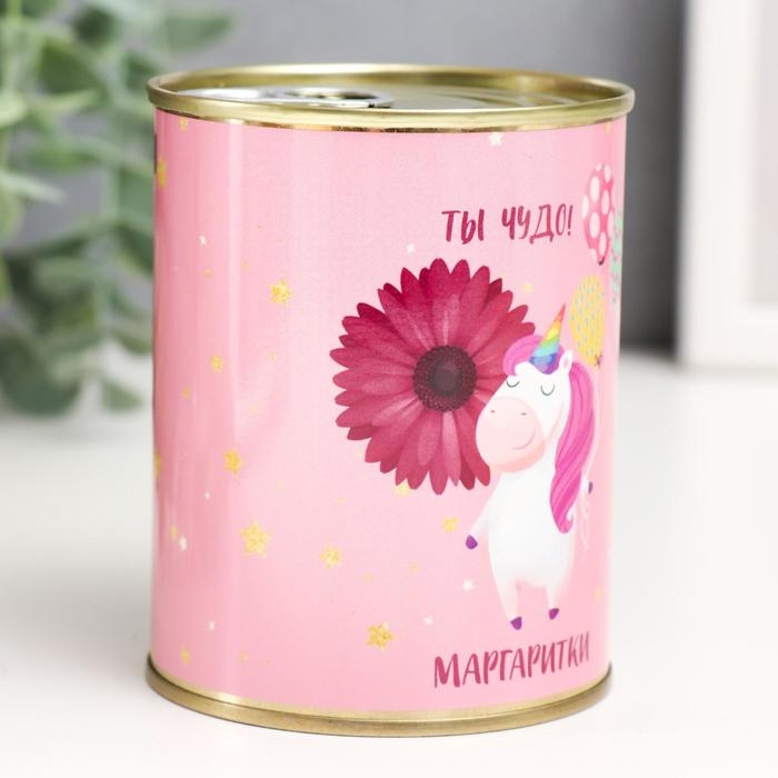 Растущий подарок травка "Ты чудо!" (Маргаритки)