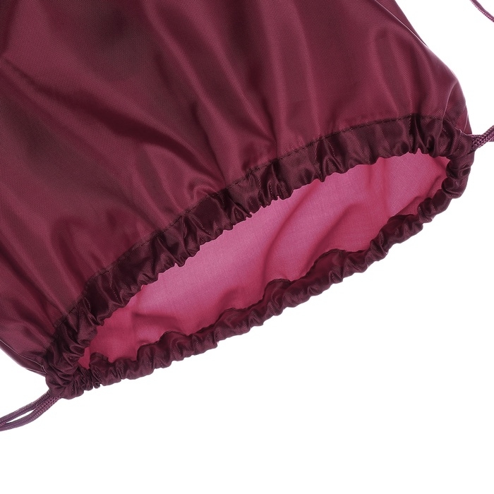 Мешок для обуви 490 Х 410 мм,  Мешок для обуви 490 Х 410 мм, "Стандарт" MAX, (мягкий полиэстер, плотность 210 D), бордовый