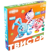 Подвижная игра «Твист-р Смешарики» напольная  с фантами, 6+