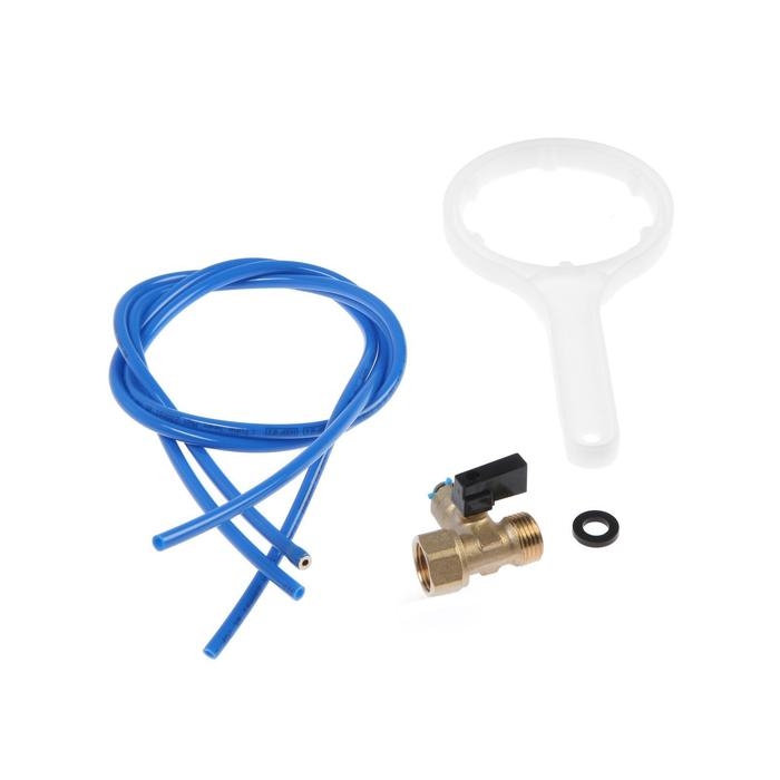 Система для фильтрации воды  Система для фильтрации воды "Аквафор" Трио норма, РР5/В510-04/В510-02, умягчающий, 3-х ступенчатый, с краном, 1.5 л/мин