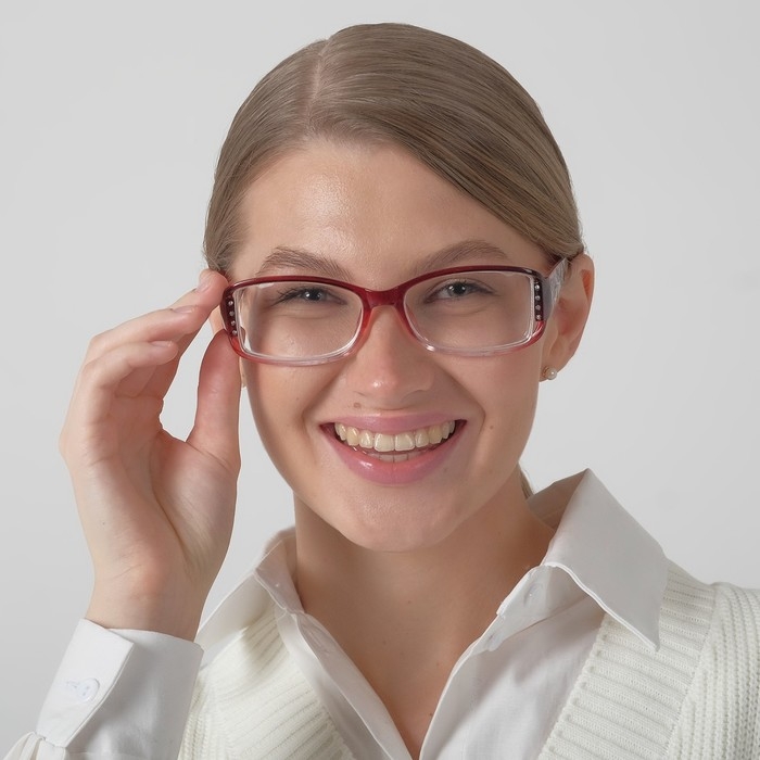 Готовые очки Восток 6621, цвет бордовый, +3 Готовые очки Восток 6621, цвет бордовый, +3