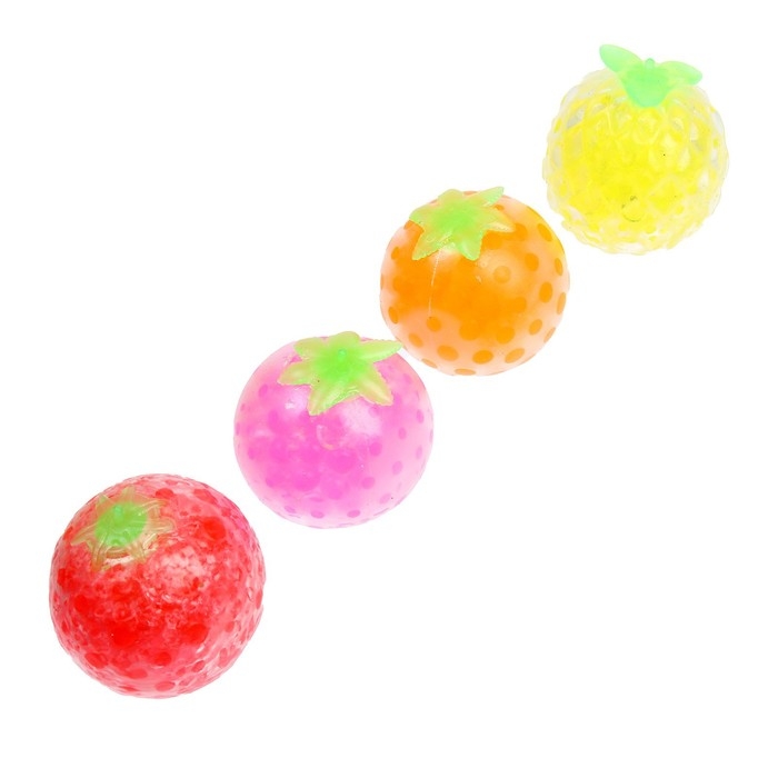 Антистресс сквиш мялка «Фруктики», с гидрогелем, цвета МИКС, в шоубоксе Антистресс сквиш мялка «Фруктики», с гидрогелем, цвета МИКС, в шоубоксе