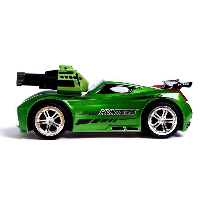 Машина радиоуправляемая «Турбо Дрифт», голосовое управление, стреляет ракетами, цвет зеленый Машина радиоуправляемая «Турбо Дрифт», голосовое управление, стреляет ракетами, цвет зеленый