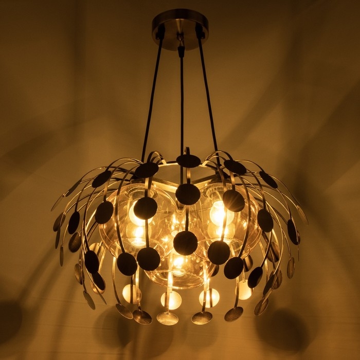 Светильник BayerLux Светильник BayerLux "Дикси" 3хЕ27 40Вт латунь 45х45х22-122см