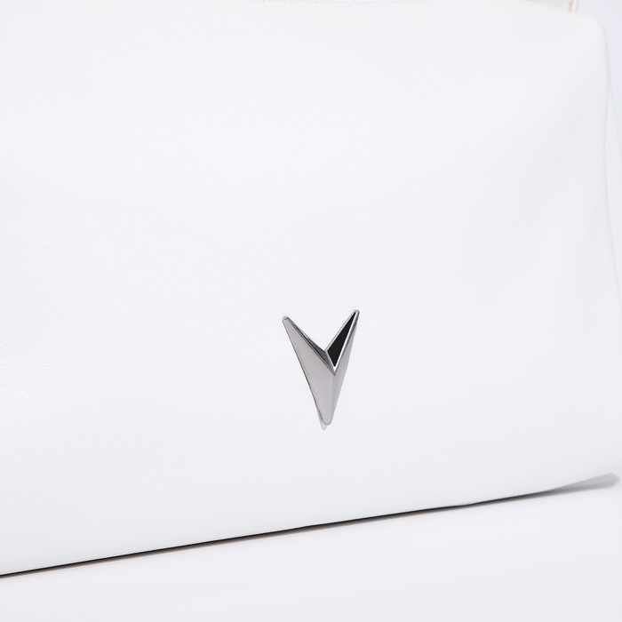 Кросс-боди на молнии, цвет белый Кросс-боди на молнии, цвет белый