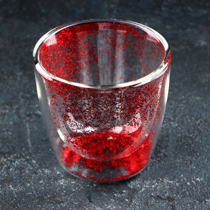 Стакан стеклянный с двойными стенками «Селебрити», 230 мл, 8,5×8,5 см Стакан стеклянный с двойными стенками «Селебрити», 230 мл, 8,5×8,5 см