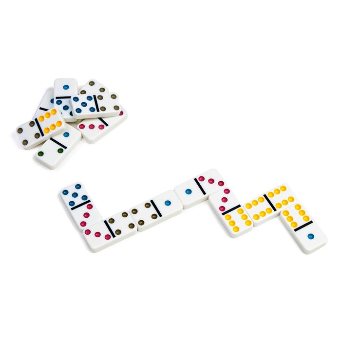 Домино настольная игра Домино настольная игра "Хохлома", 28 штук, 11 х 19 см, костяшка 5 х 2.5 см