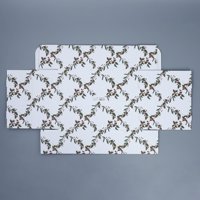 Коробка подарочная новогодняя складная «Ретро почта», 30,7 х 22 х 9,5 см, Новый год Коробка подарочная новогодняя складная «Ретро почта», 30,7 х 22 х 9,5 см, Новый год