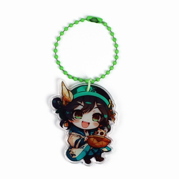 Брелок для ключей акриловый на цепочке «Девочка», 3.8 х 9 см Брелок для ключей акриловый на цепочке «Девочка», 3.8 х 9 см