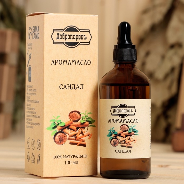 Эфирное масло Эфирное масло "Сандал", 100 мл "Добропаровъ"