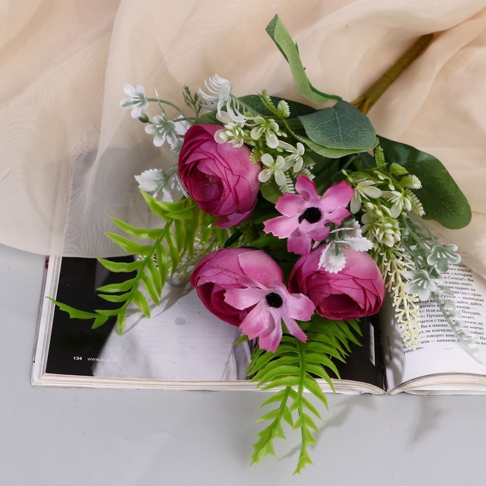 Букет Букет "Пион Бардоулф" 30 см, микс