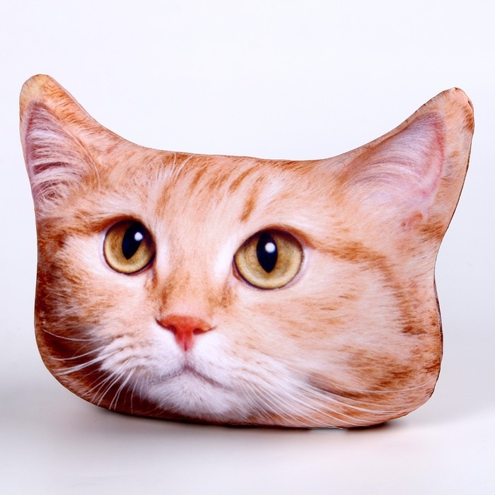 Антистресс-подушка, кошка «Рыжий»