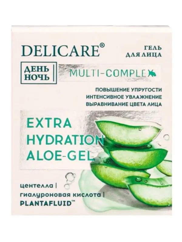 Крем-гель для лица Delicare, увлажняющий, гиалуроновый, 50 мл