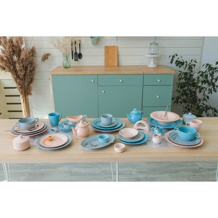 Кружка «Акварель», 270 мл, фарфор, цвет светло-серый Кружка «Акварель», 270 мл, фарфор, цвет светло-серый