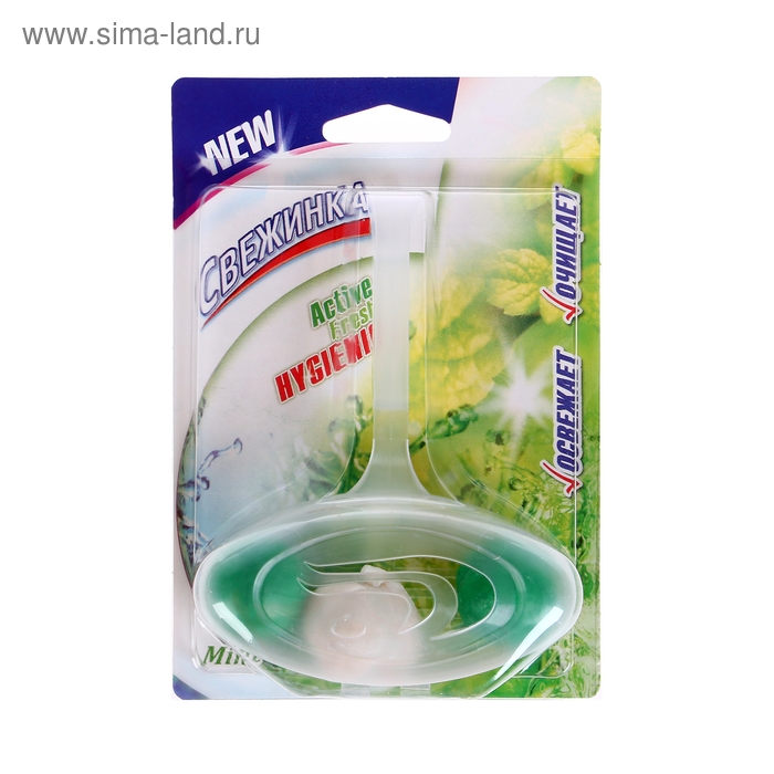 Шариковый освежающий блистер для унитаза Свежинка  Шариковый освежающий блистер для унитаза Свежинка "Мята", 40 г