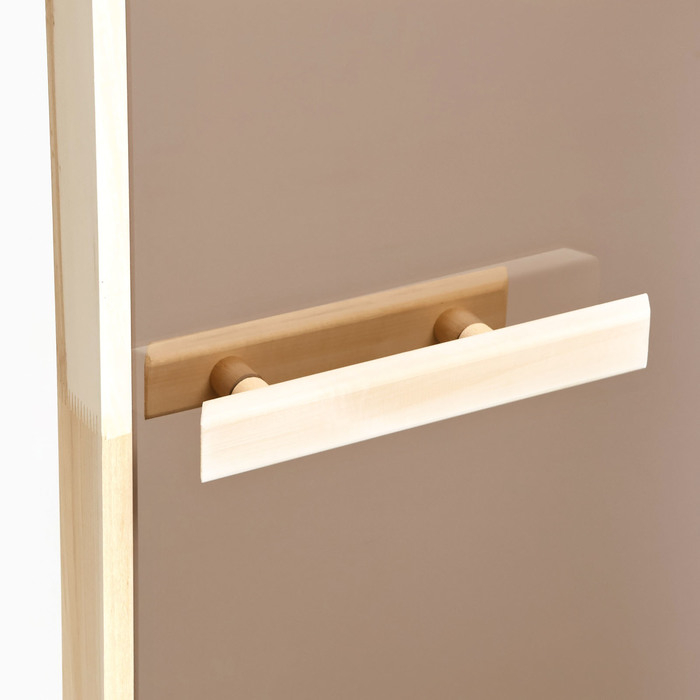 Дверь для бани и сауны Дверь для бани и сауны "Классика", бронза, размер коробки 200 х 80 см, 6мм