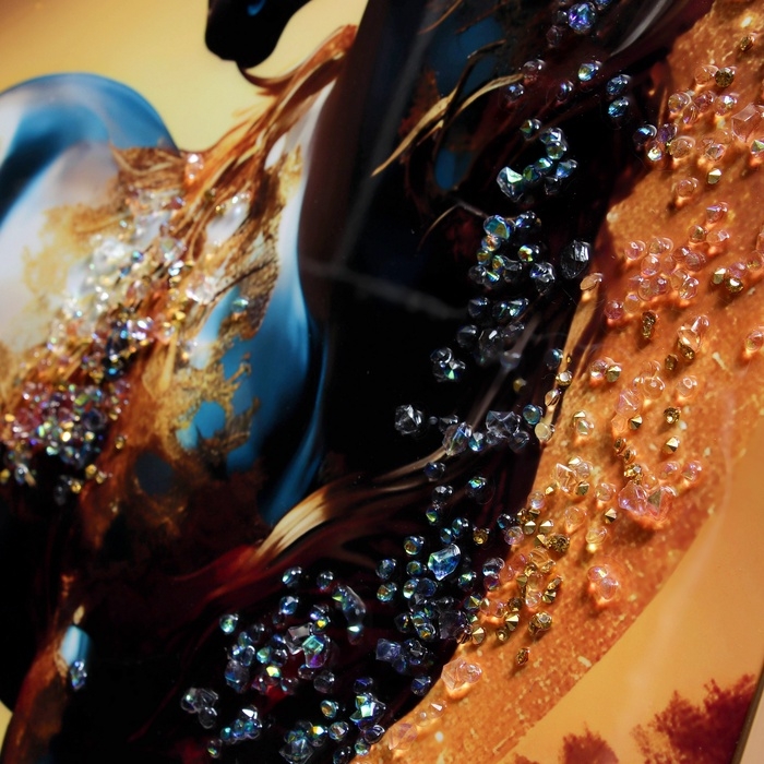 Картина акрил  Картина акрил "Лунный конь" 60х39,5 см