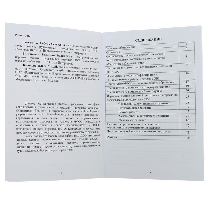 Развивающий комплект «Коврограф «Ларчик» + методика Развивающий комплект «Коврограф «Ларчик» + методика