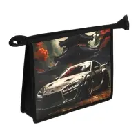 Папка для тетрадей А5 &laquo;Авто в лесу&raquo;, молния сверху, 230&times;190&times;50 мм