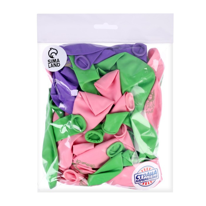 Воздушный шар латексный 12" &laquo;8 Марта&raquo;, 50 шт.