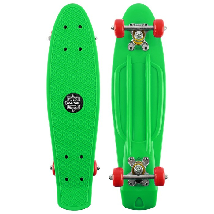 Скейтборд ONLITOP, 56x15 см, колёса PVC 50 мм, ABEC 7, алюминиевая рама, цвет МИКС Скейтборд ONLITOP, 56x15 см, колёса PVC 50 мм, ABEC 7, алюминиевая рама, цвет МИКС