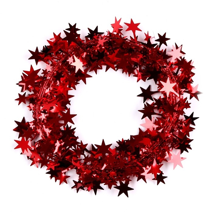 Новый год! Проволока для поделок и декора «Звёздочка» длина — 5 метров, цвет красный