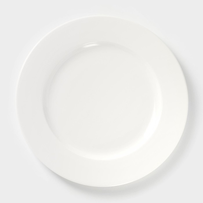 Тарелка фарфоровая обеденная Wilmax Stella Pro, d=23 см, цвет белый Тарелка фарфоровая обеденная Wilmax Stella Pro, d=23 см, цвет белый