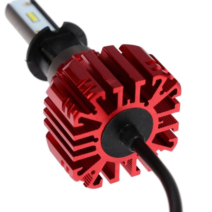 Автолампа светодиодная Н3, 72 Вт, 5000 Лм, 6500 К, IP65, набор 2 шт Автолампа светодиодная Н3, 72 Вт, 5000 Лм, 6500 К, IP65, набор 2 шт