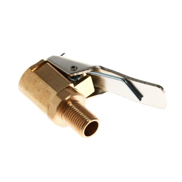 Наконечник насоса, латунь, резьбовое соединение 8 мм Наконечник насоса, латунь, резьбовое соединение 8 мм