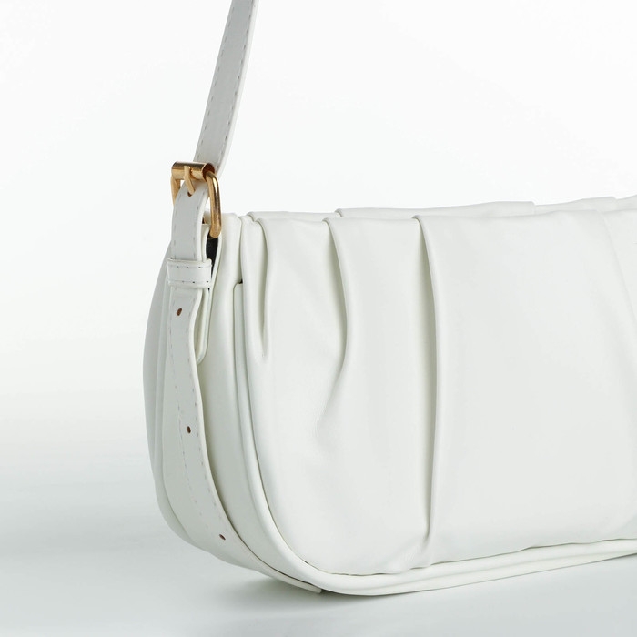 Сумка кросс-боди на молнии, цвет белый Сумка кросс-боди на молнии, цвет белый