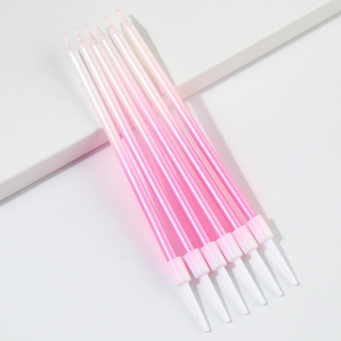 Свечи для торта «В твой особенный день», розовые, 6 шт., 13 х 0,4 см Свечи для торта «В твой особенный день», розовые, 6 шт., 13 х 0,4 см