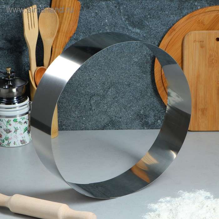 Форма для выпечки и выкладки «Круг», h-8,5, d-30 см Форма для выпечки и выкладки «Круг», h-8,5, d-30 см